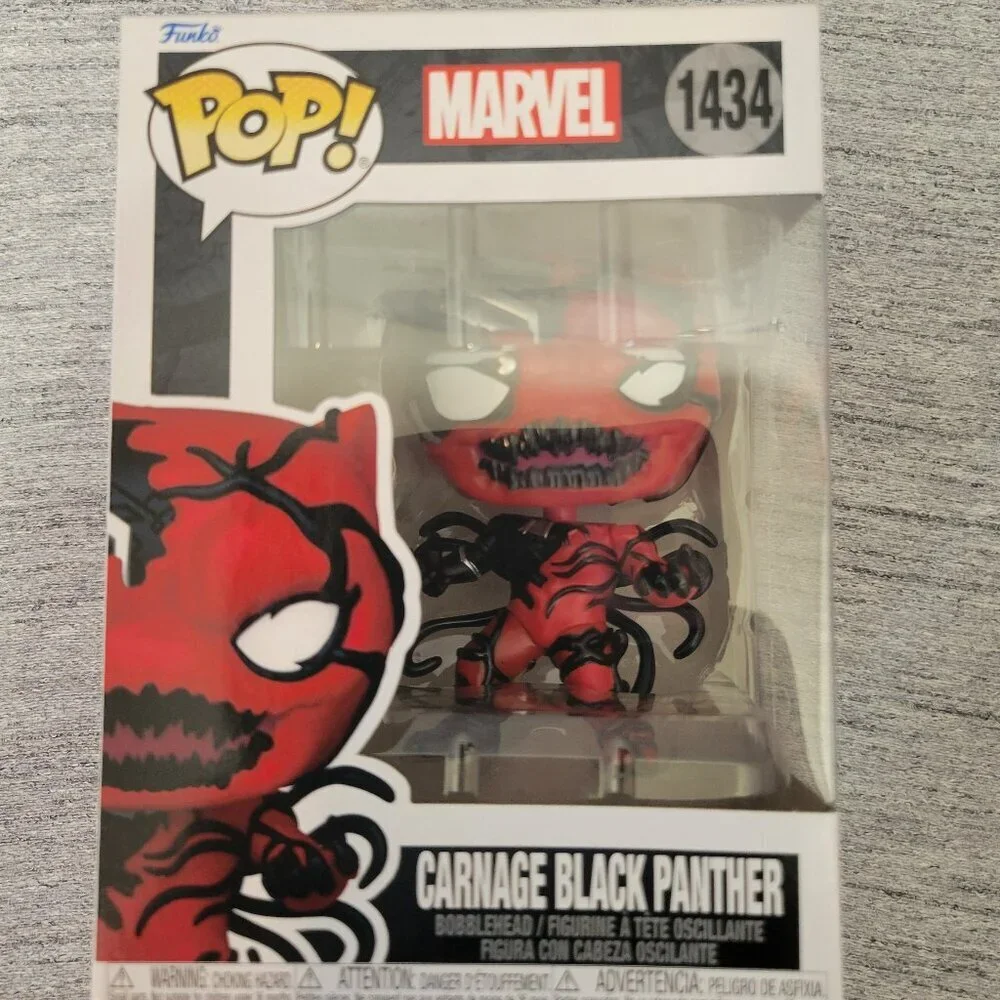 Carnage Black Panther Pop Figure #1434